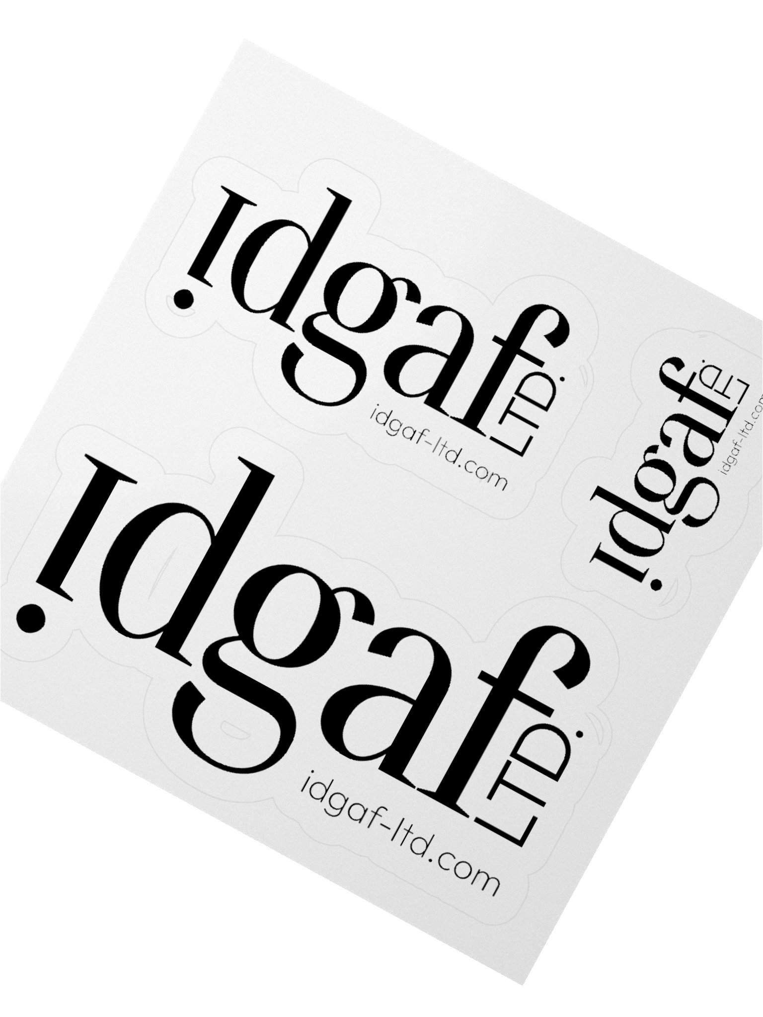 idgaf-LTD Expressive Cut Stickers product image (2)
