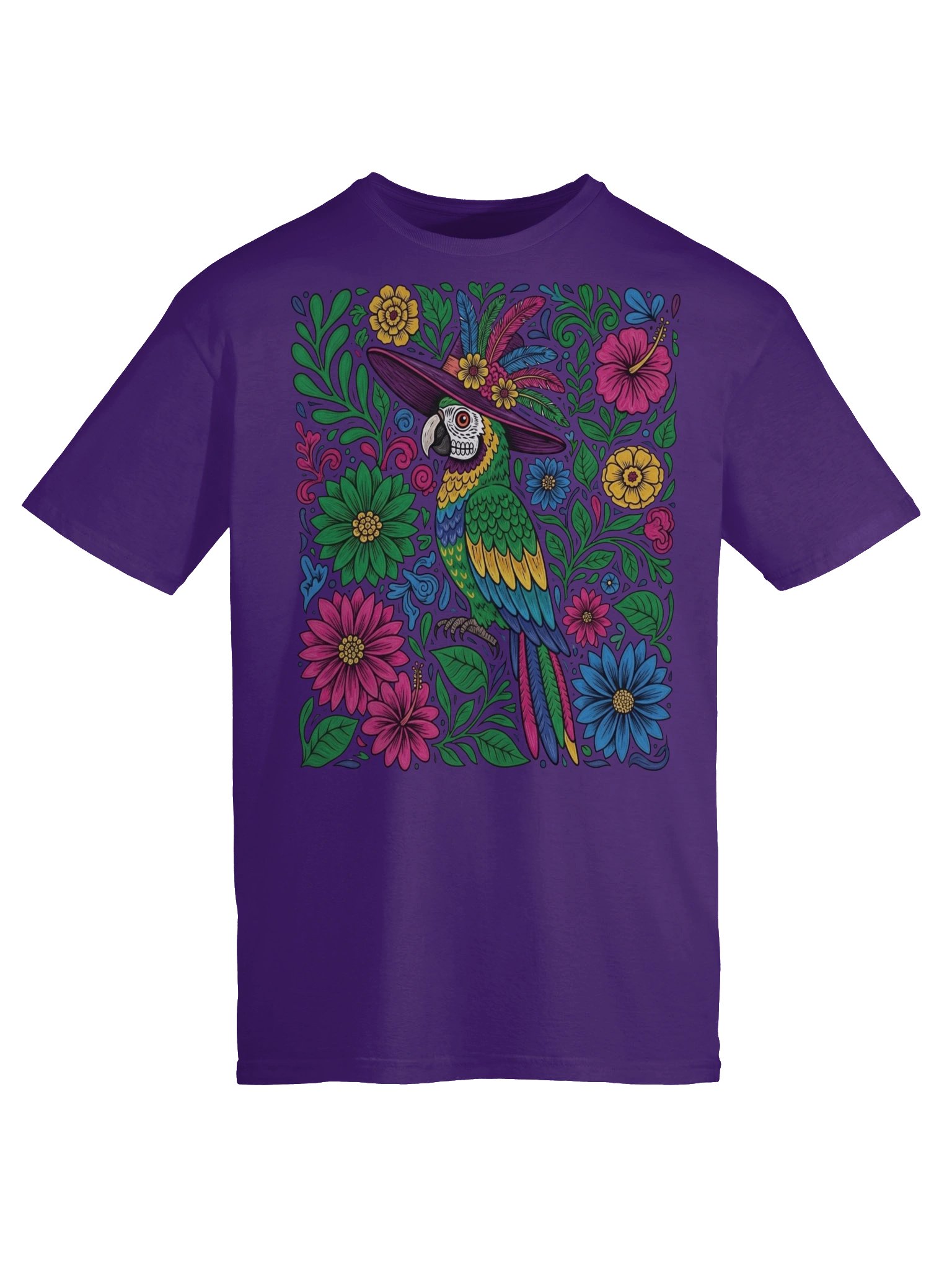 Dia de Muertos Parrot Design T-Shirt product image (23)