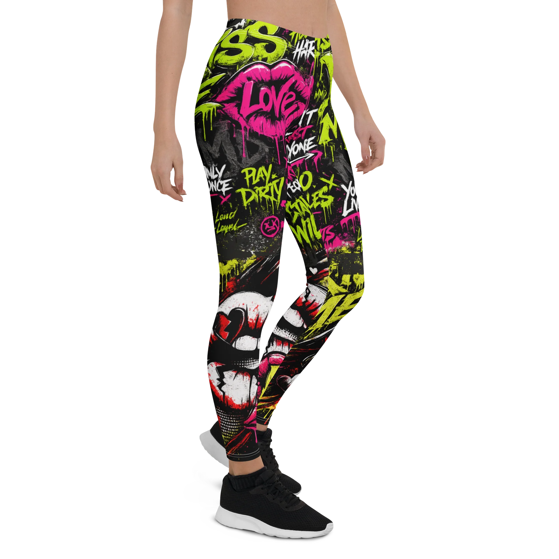 Graffiti Kiss Me Leggings product image (6)