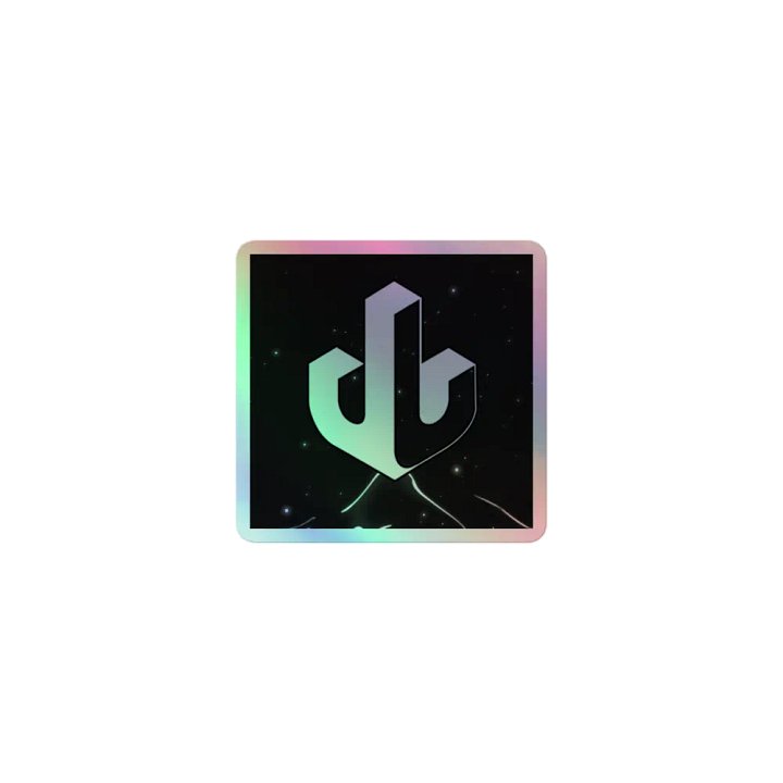 Official Joshy J Logo Holographic Sticker product image (1)