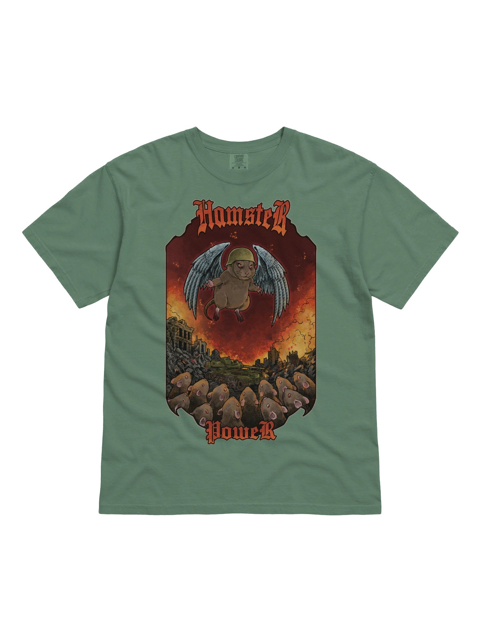 HAMSTER POWER GRAPHIC TEE (Unisex) product image (3)