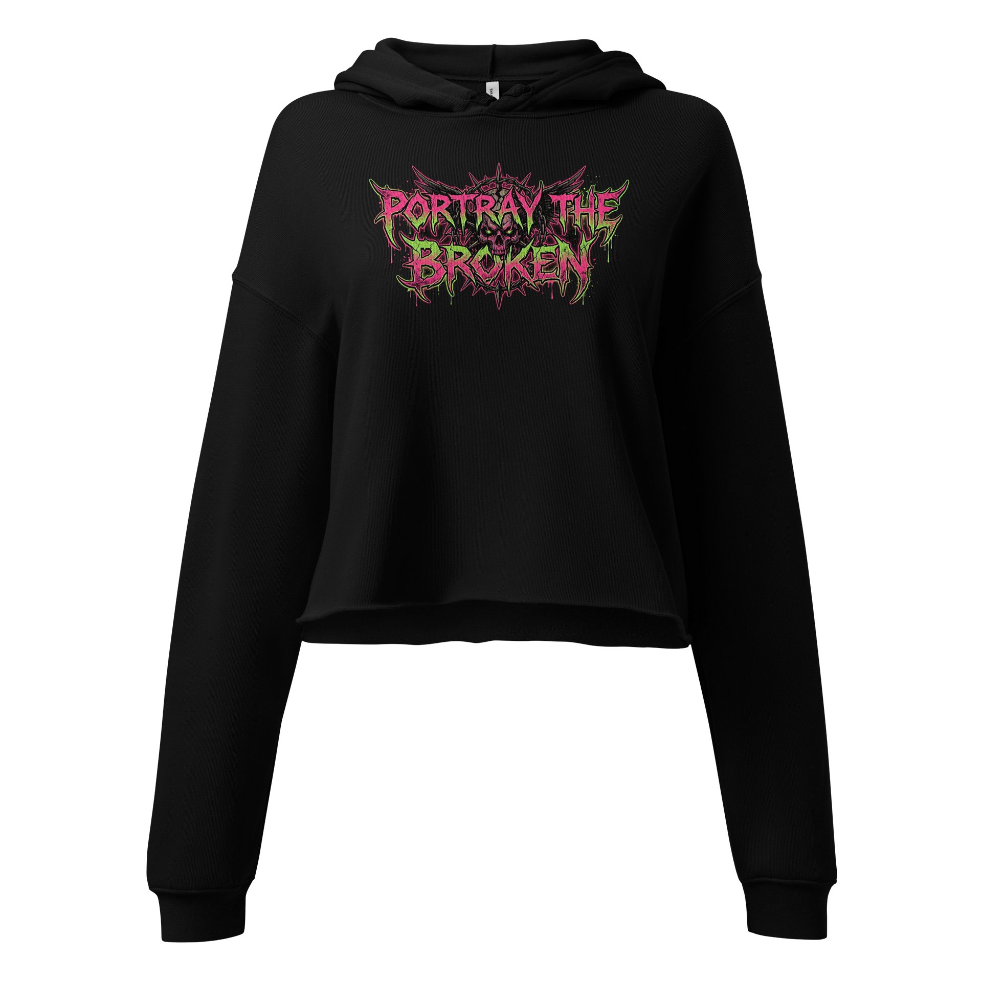 Portray the Broken Cropped Hoodie product image (1)