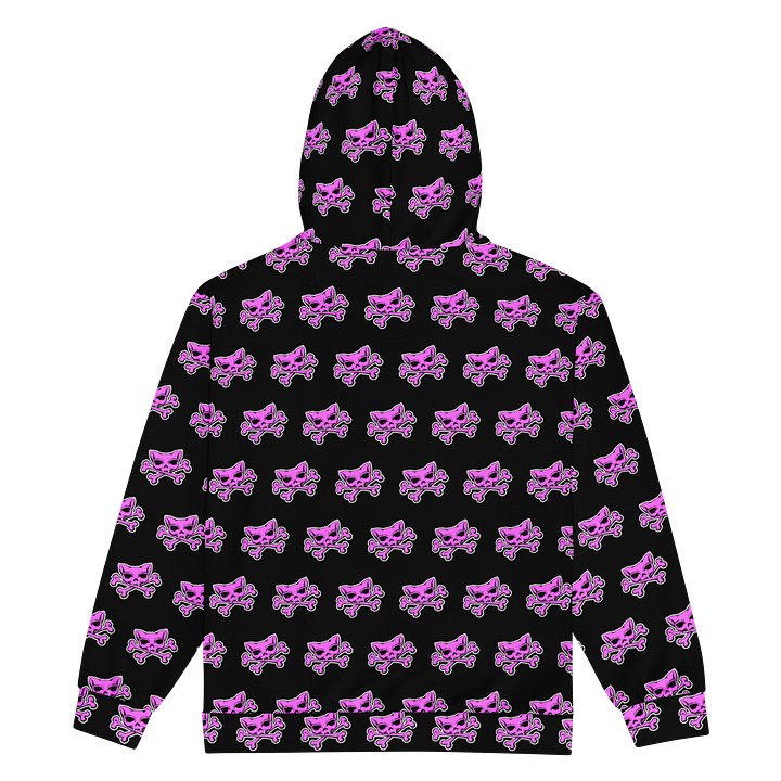 Pink Kat Skull Zip Hoodie product image (2)