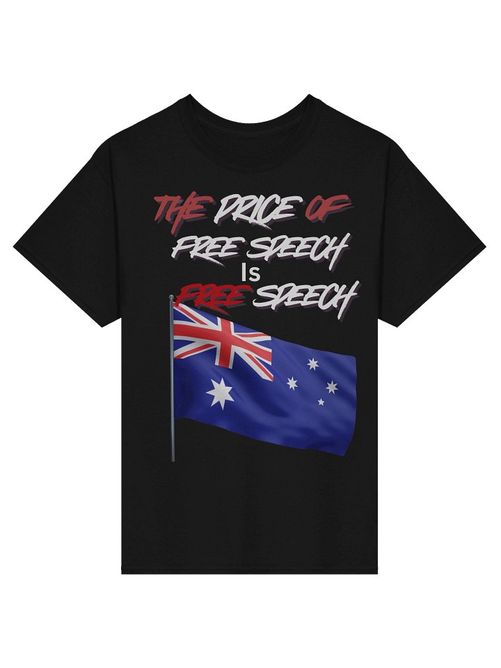 Australian Flag Free Speech Tee product image (2)