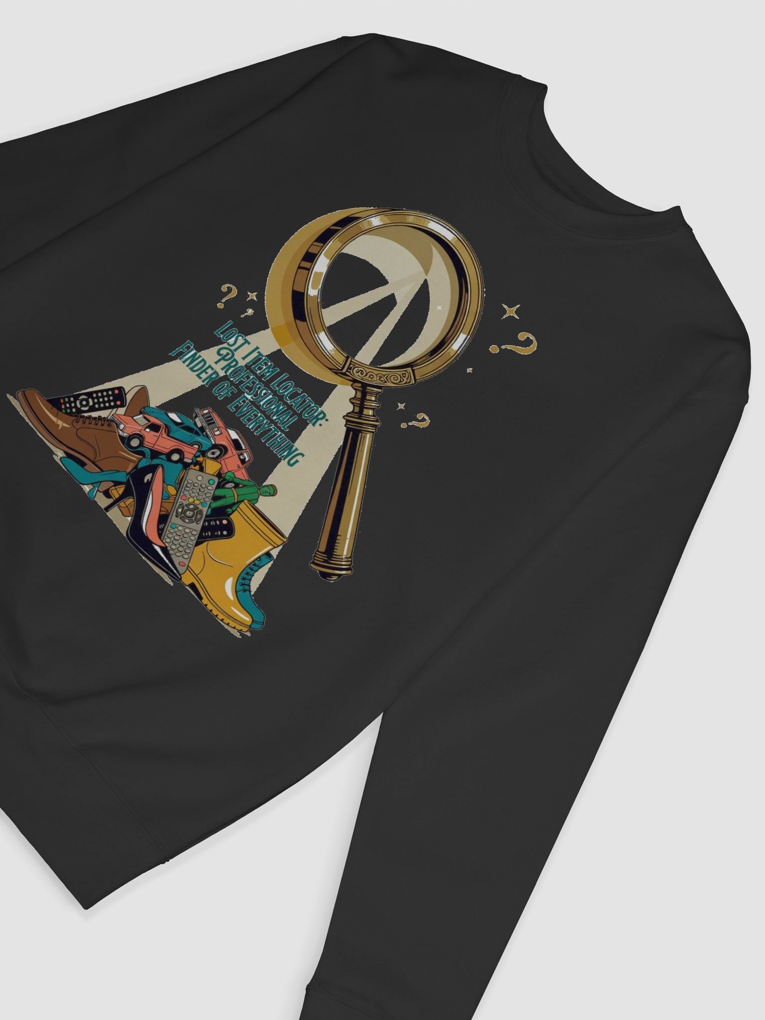 Lost Item Locator Sweatshirt, Professional black Pullover, Funny Mom Gift product image (6)