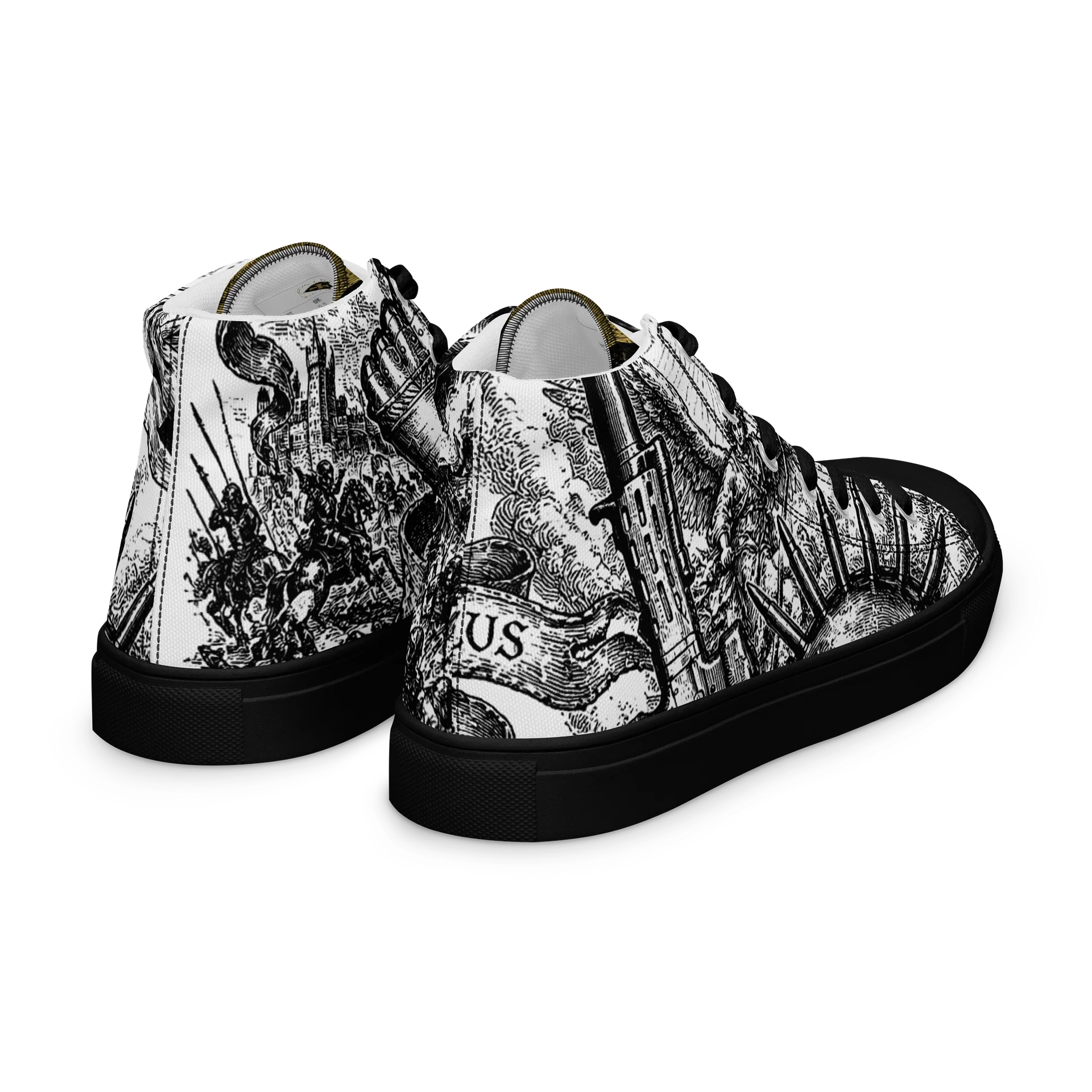 Gothic Deus Vult High Top CQC Kicks product image (7)