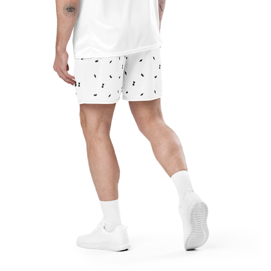 LAF Recycled Mesh Shorts (White) product image (4)