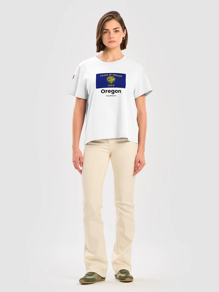 Oregon Women's Ribbed Neck T-Shirt product image (1)