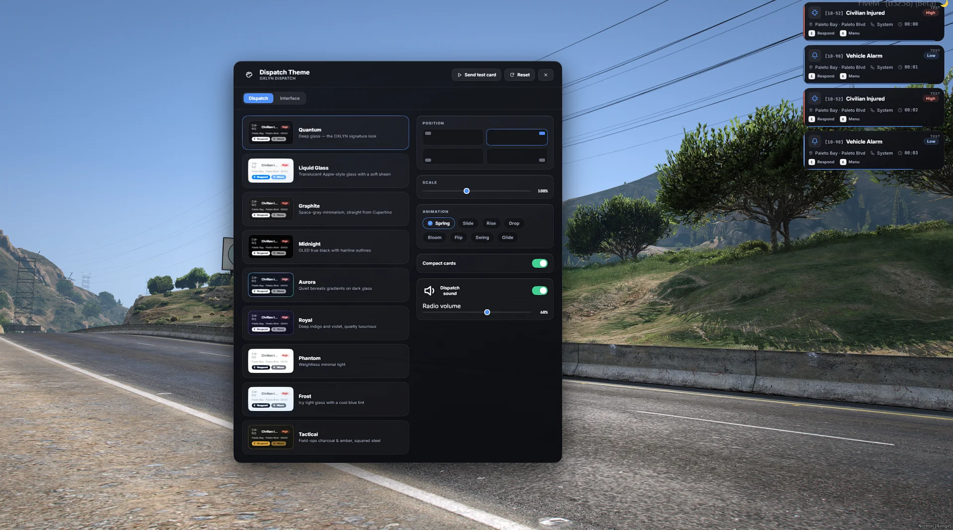 FiveM Script | Dispatch System 🚨 In-Game Editor, Live Call Map & Emergency Line (ESX/QB/QBox) product image (1)