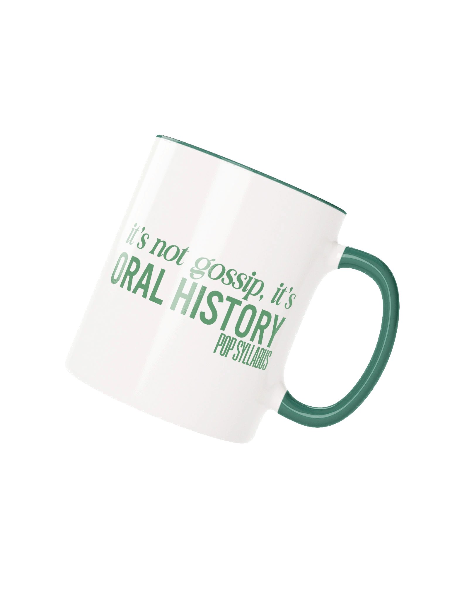 Oral History Mug Green product image (2)