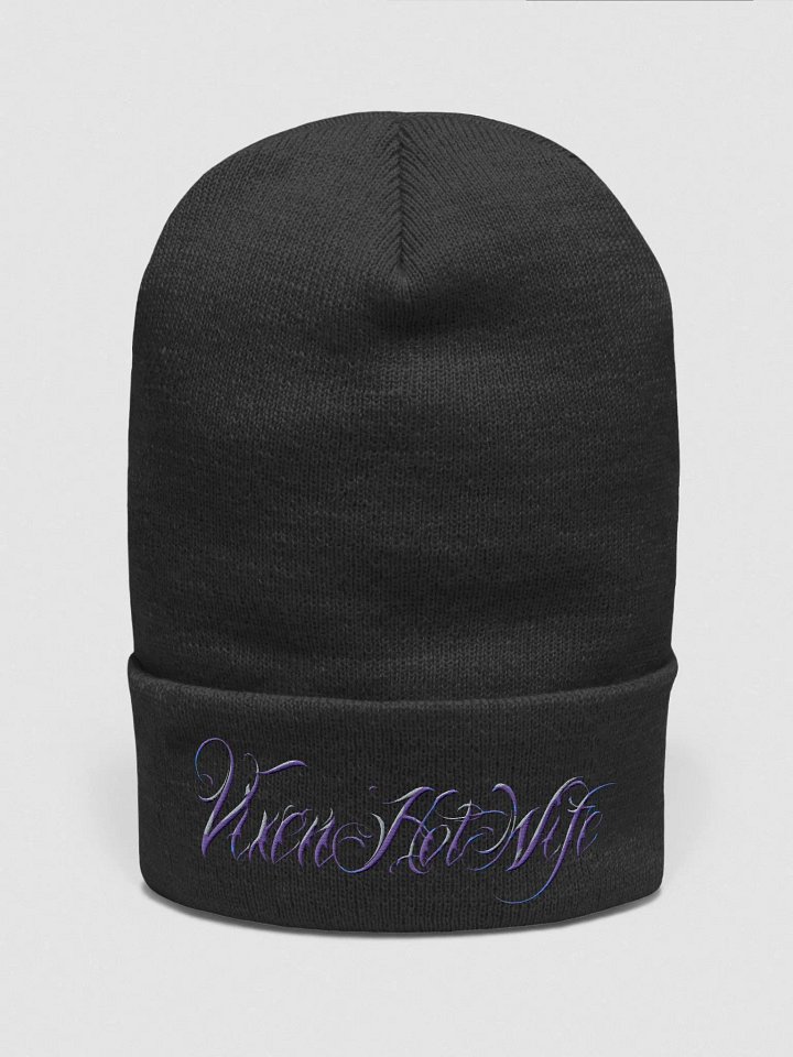 Vixen Hotwife embroidered cuffed beanie product image (2)