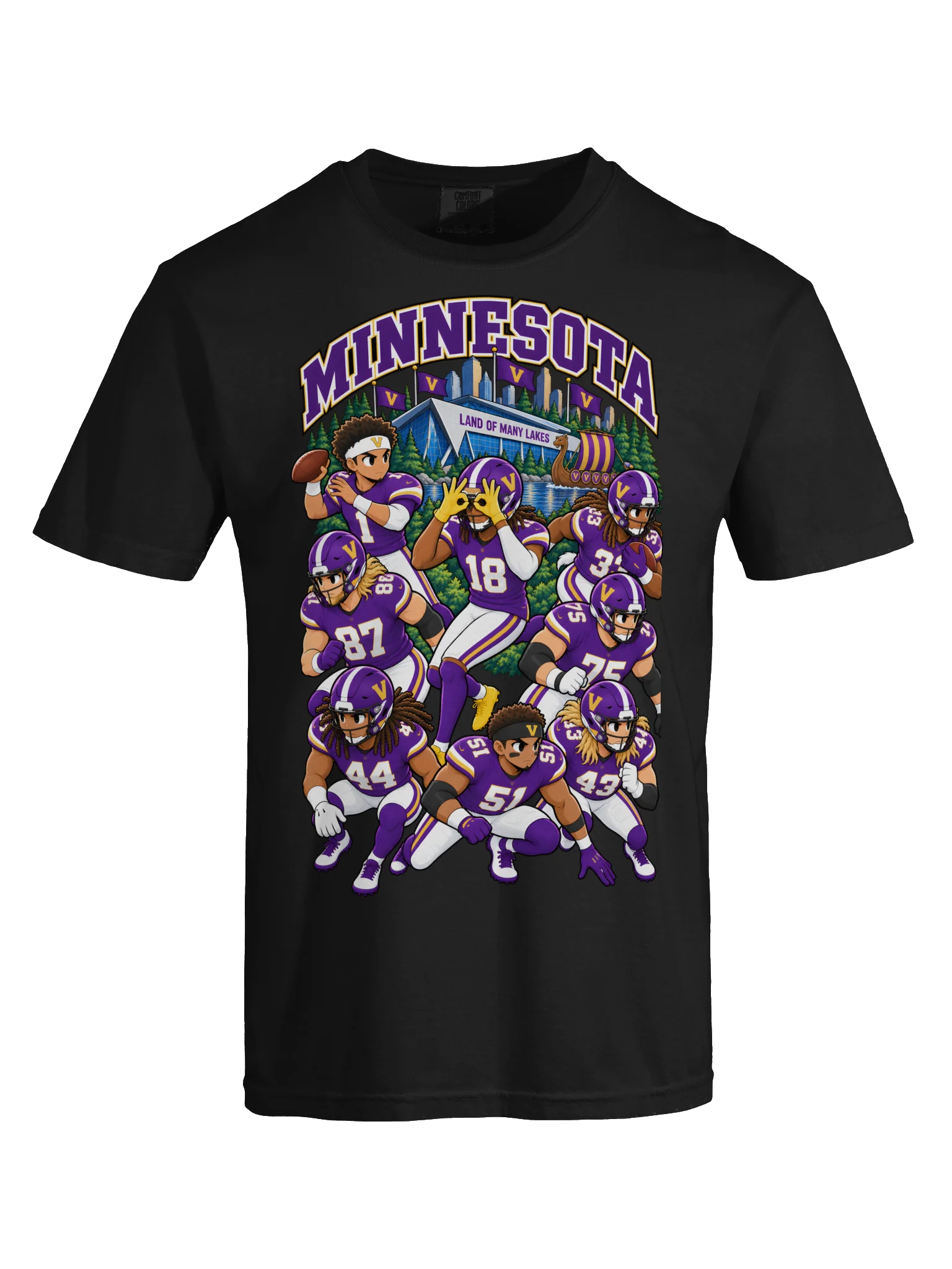 Minnesota Football 2026 Animated Player T-Shirt product image (33)