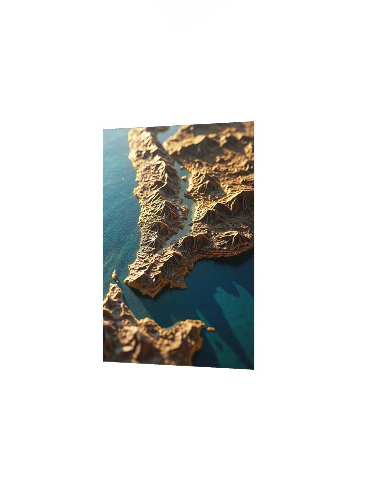 The Pillars of Hercules: 3D Shaded Relief Map of the Strait of Gibraltar product image (18)