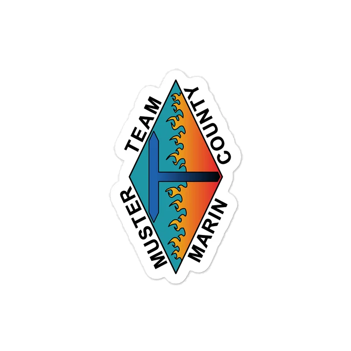 Diamond T, Marin County Muster Team Vinyl Decal - Water Resistant product image (2)