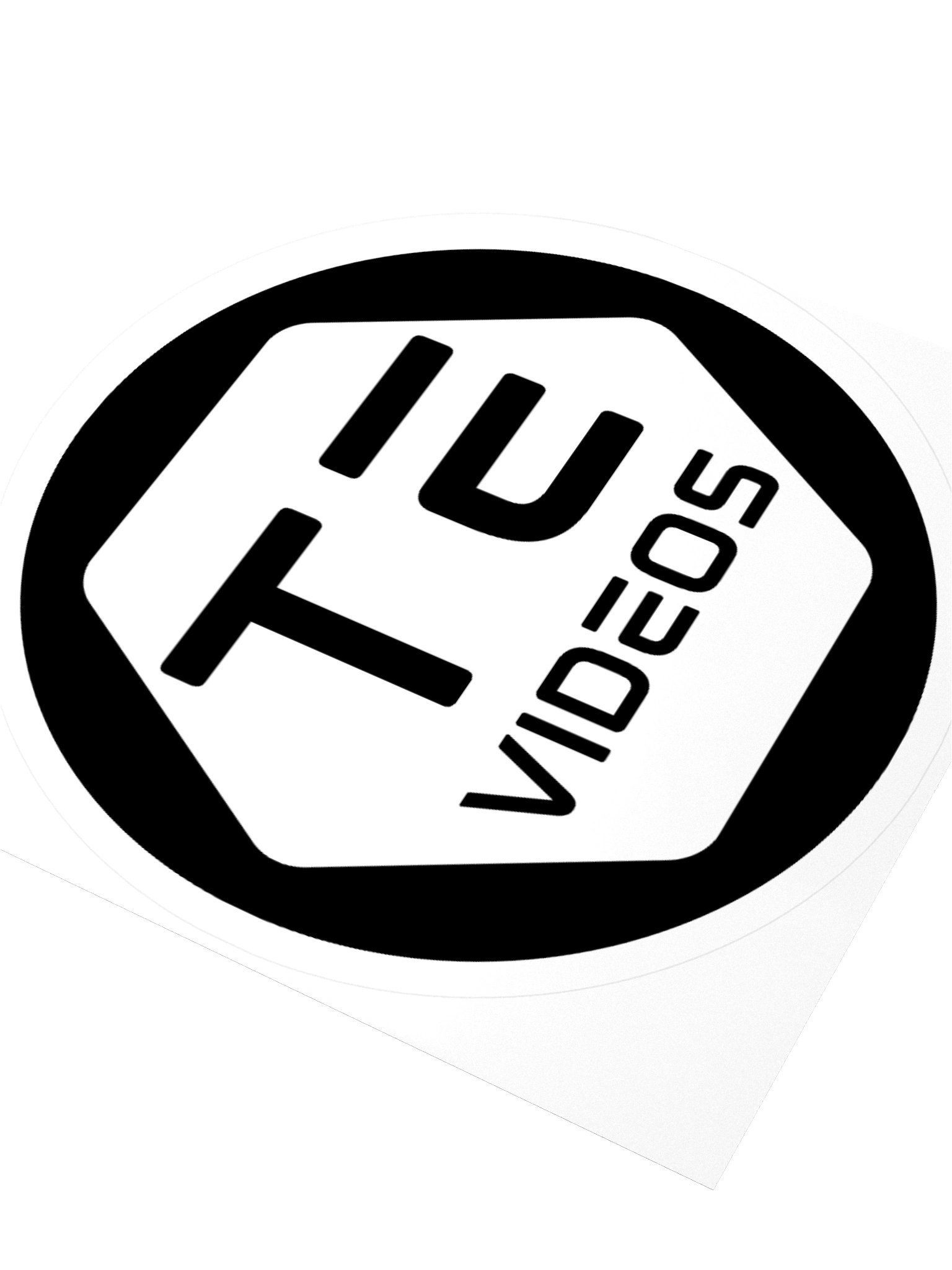 TE Logo Sticker - Black product image (3)