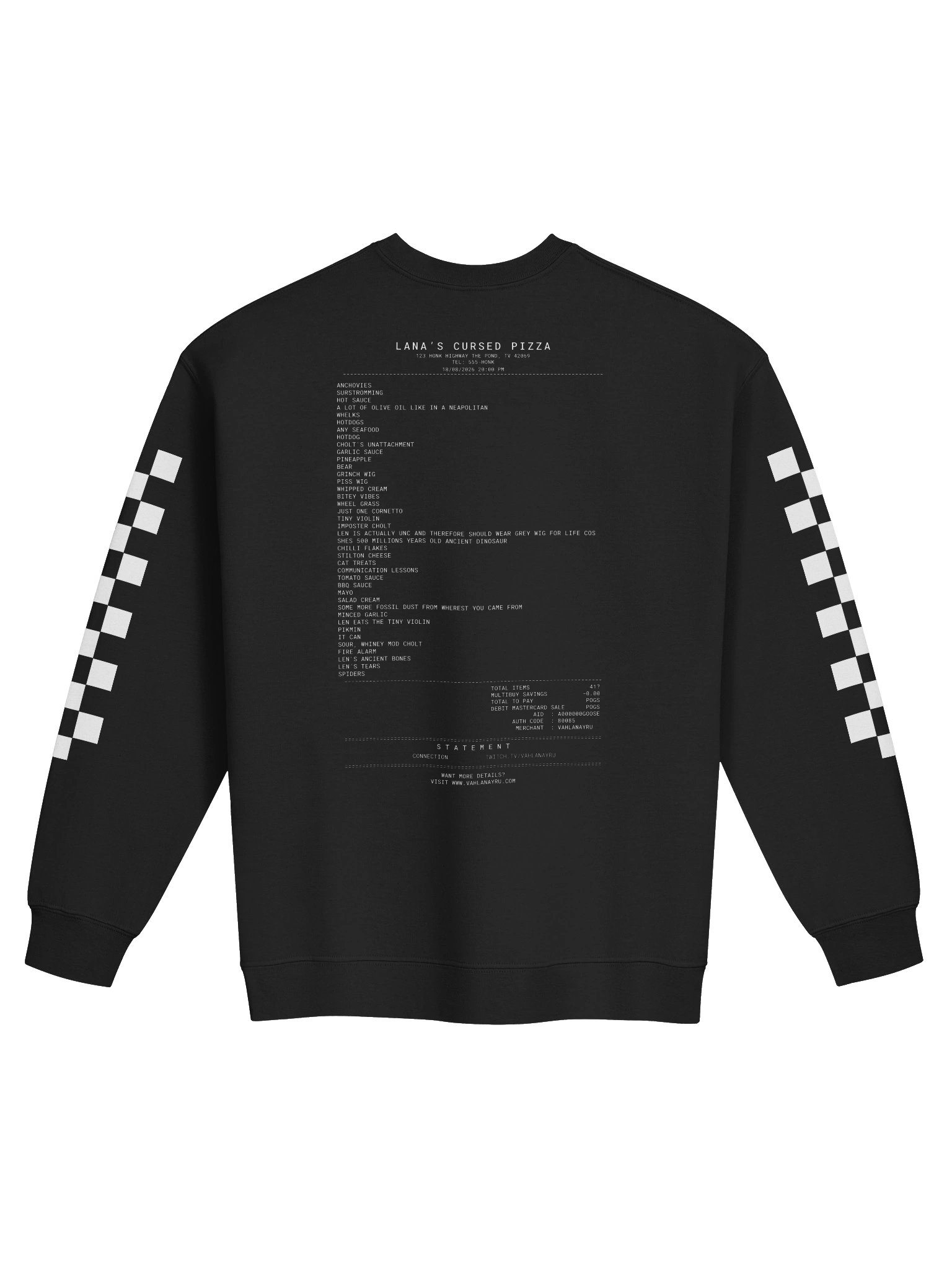 Lana's Cursed Pizza Sweater product image (2)