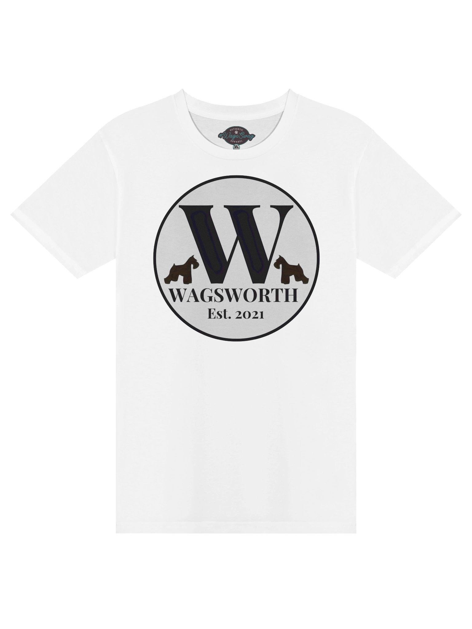 Wagsworth tee - white product image (1)