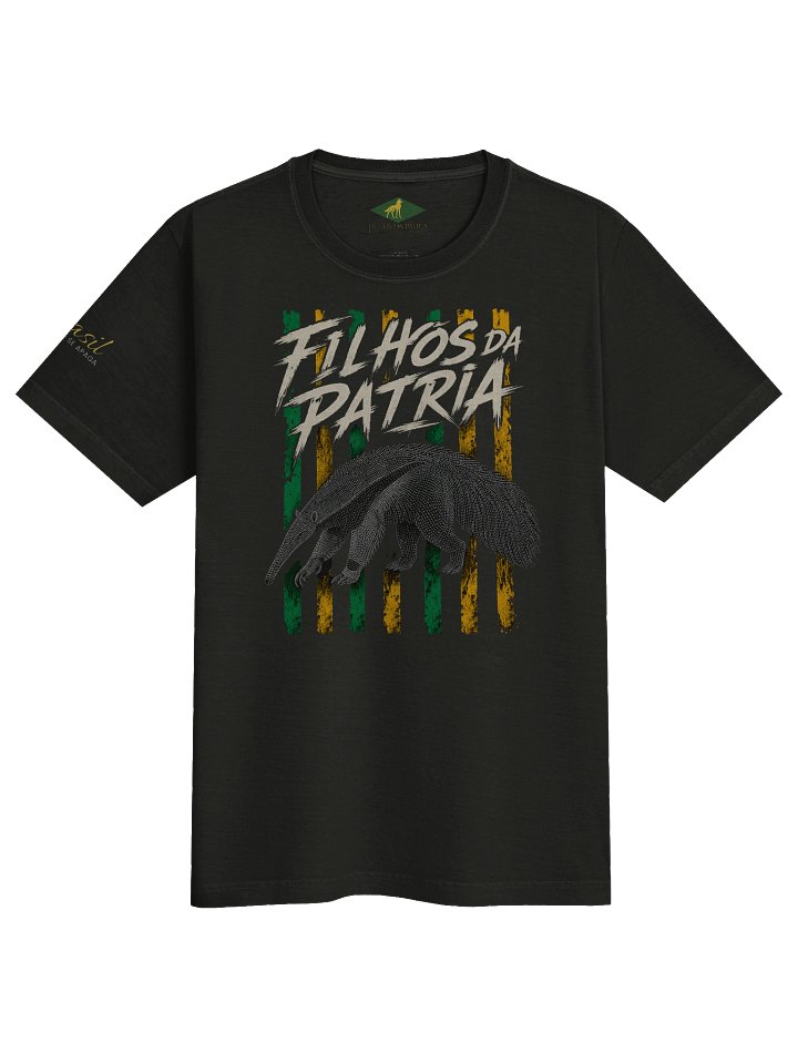 Camiseta Filhos da Patria Oversized Fauna da Patria Tamandua Bandeira product image (2)