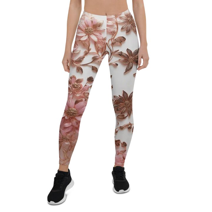 Pink Floral Leggings product image (1)