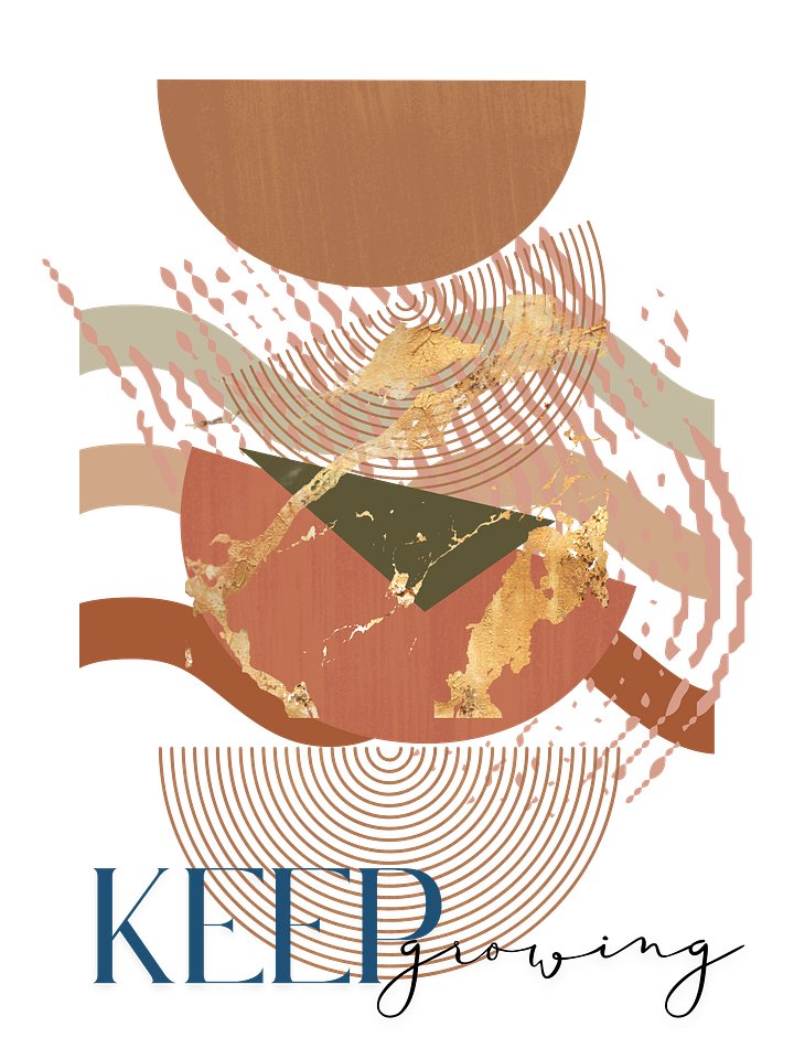 'Keep Growing' Abstract Print #3 product image (2)