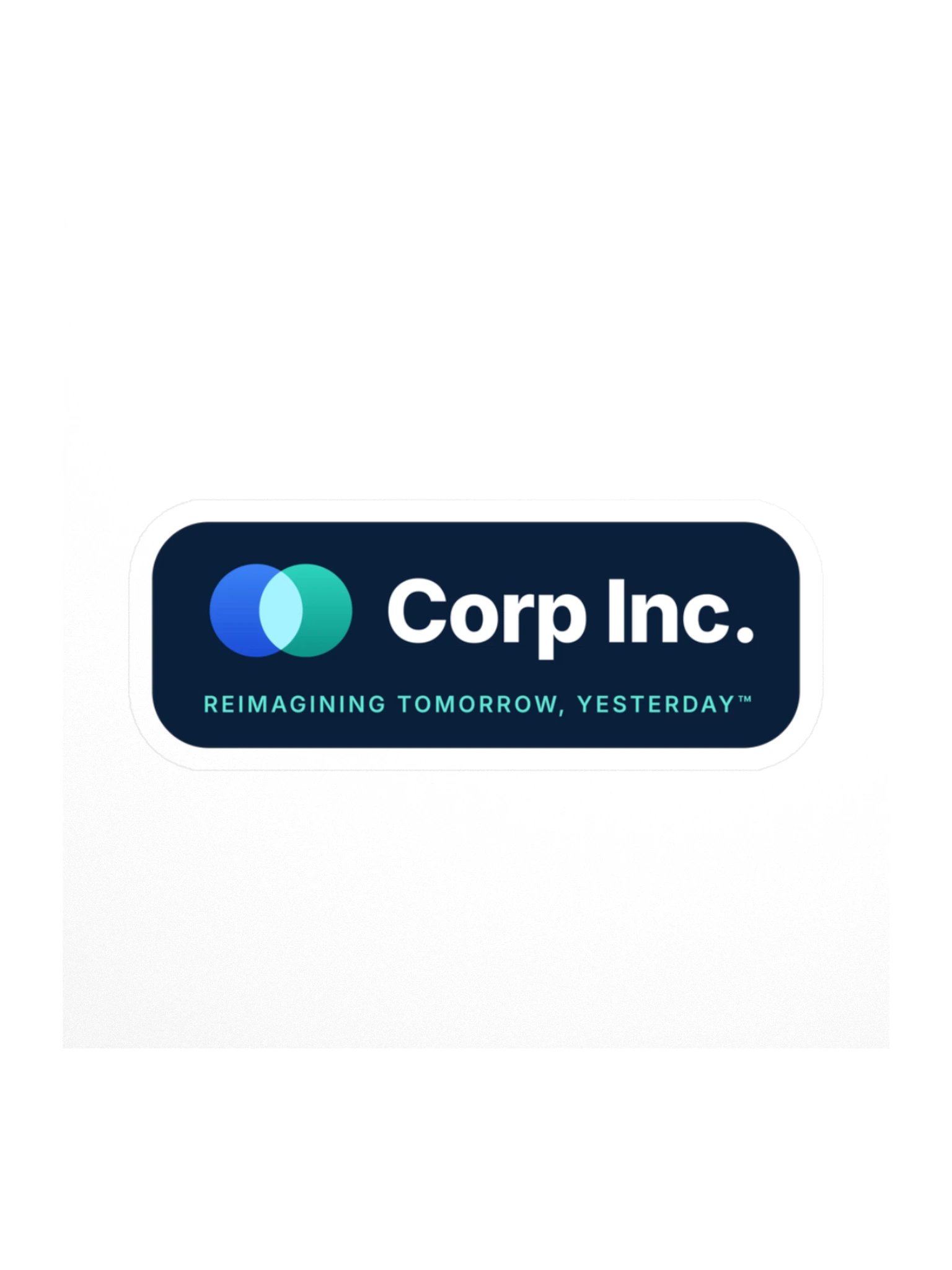 Corp Inc. Logo Sticker product image (1)