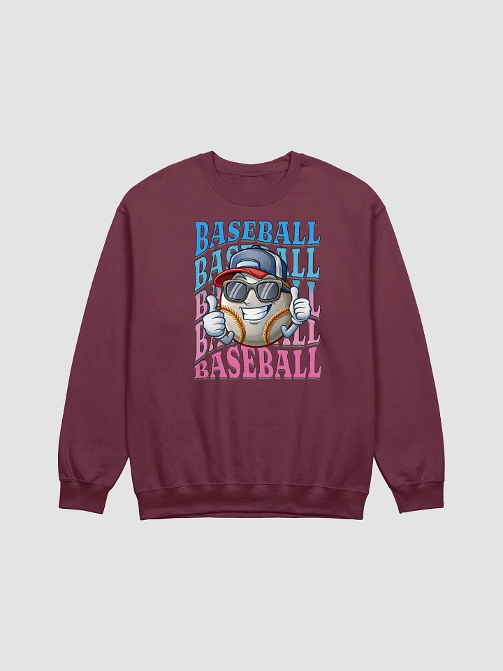 Baseball Thumbs Up Smiling Sweatshirt product image (5)