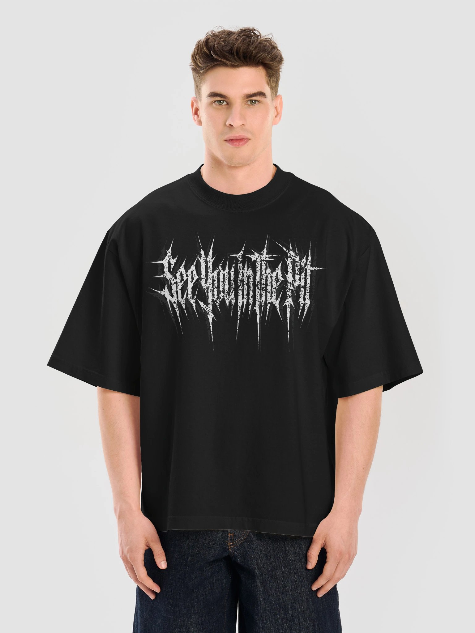 SEE YOU IN THE PIT — Heavyweight Oversized Tee product image (5)