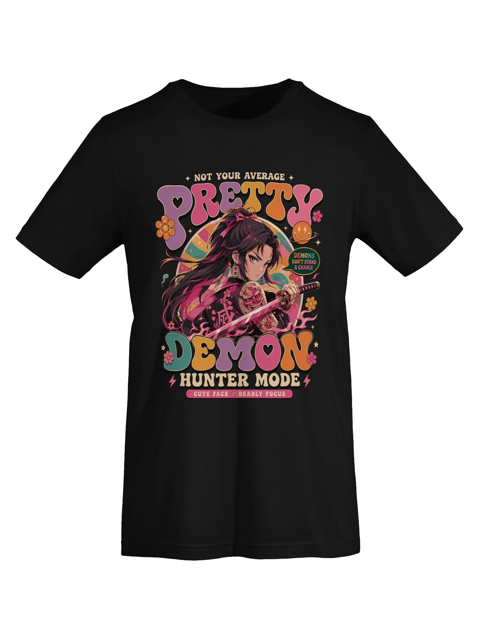 Pretty Demon Hunter Anime T-Shirt product image (5)