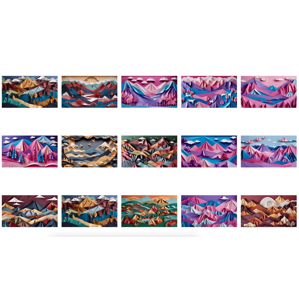 Origami Valley Wallpaper Pack product image (5)