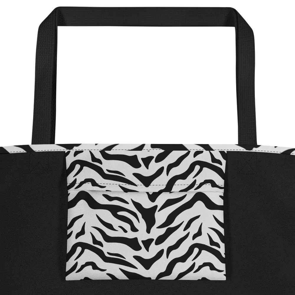 Zebra Wave All-Over Print Tote Bag product image (2)