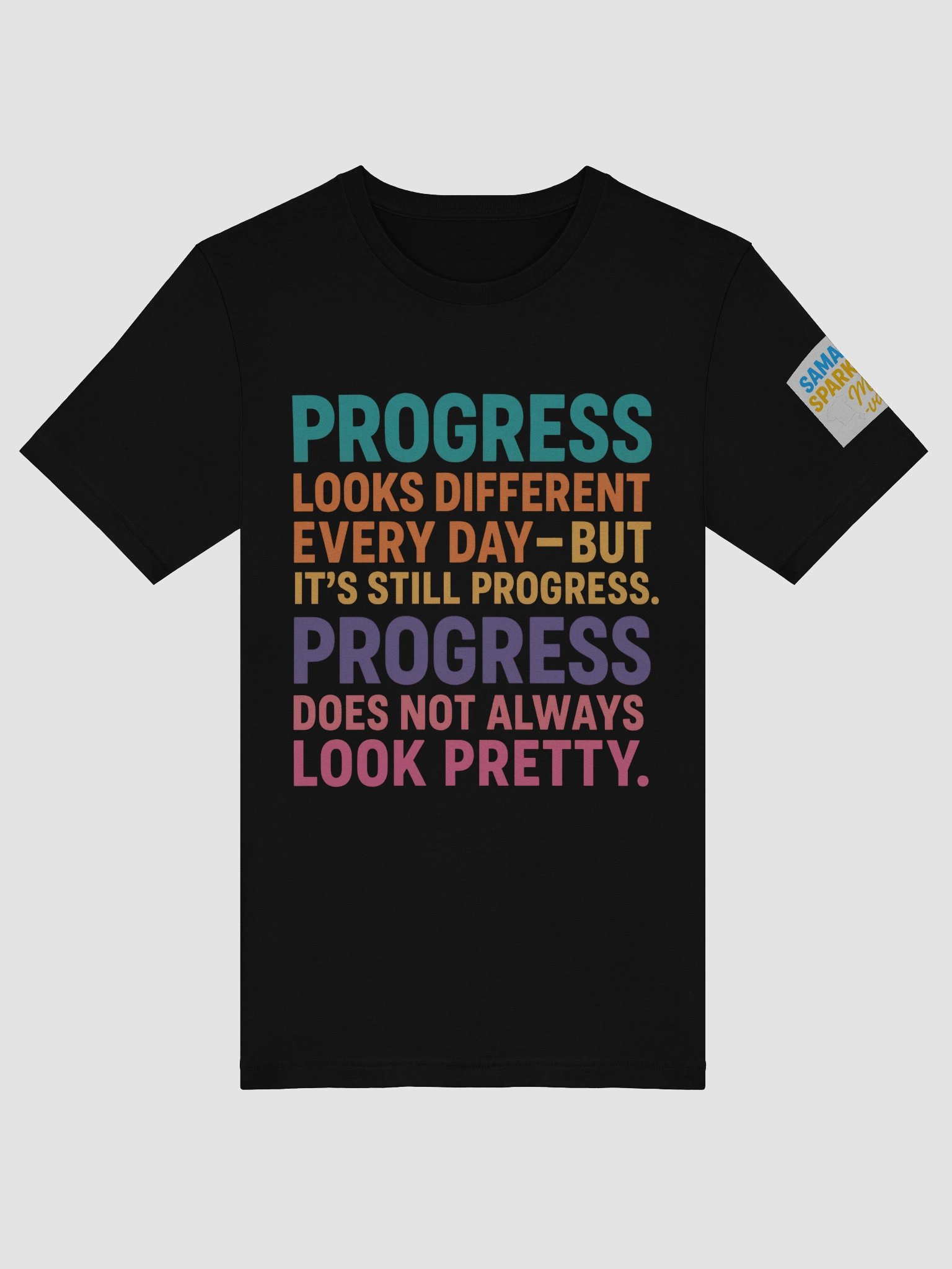 Progress Looks Different Every Day T-Shirt – Mental Health Awareness Tee with Empowering Message product image (5)
