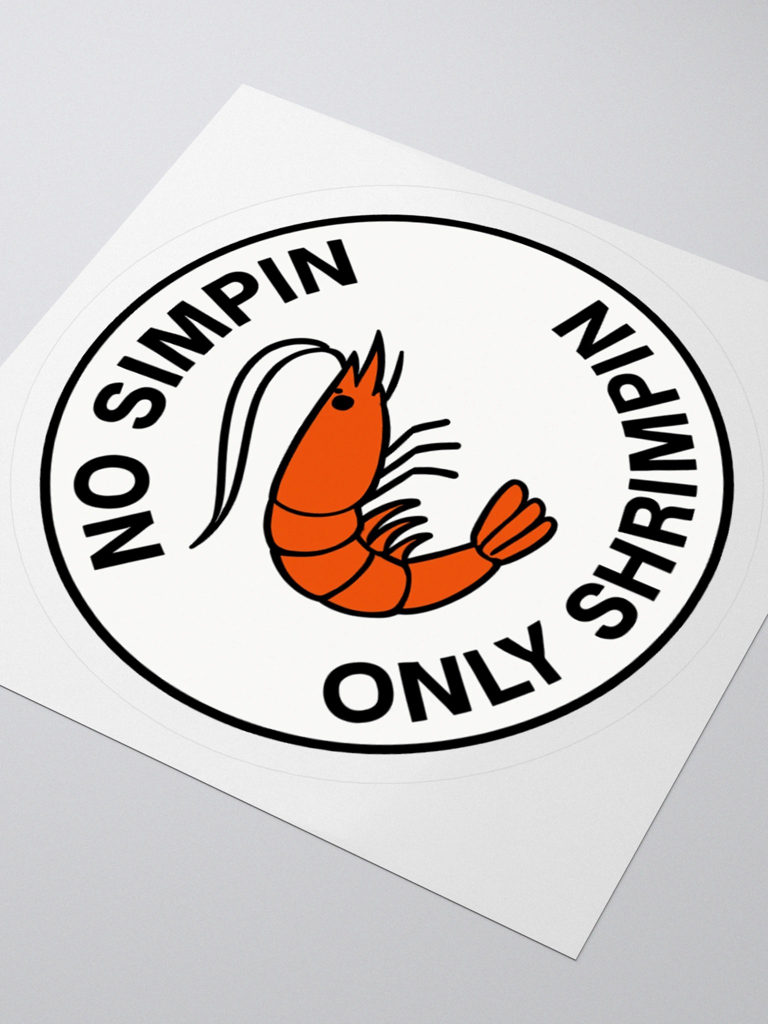 No simpin sticker product image (5)