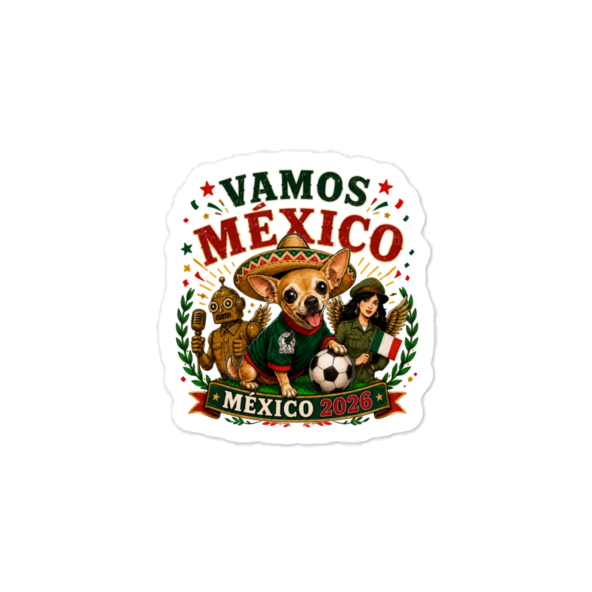Vamos México 2026 Frank Game Day Sticker product image (3)