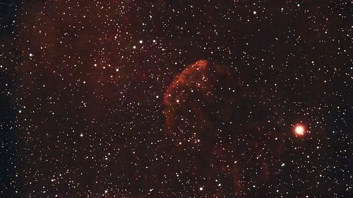 🔭I captured the Jellyfish 🪼 Nebula with the world’s smallest smart telescope (dwarf mini). This is a Galactic supernova remna...