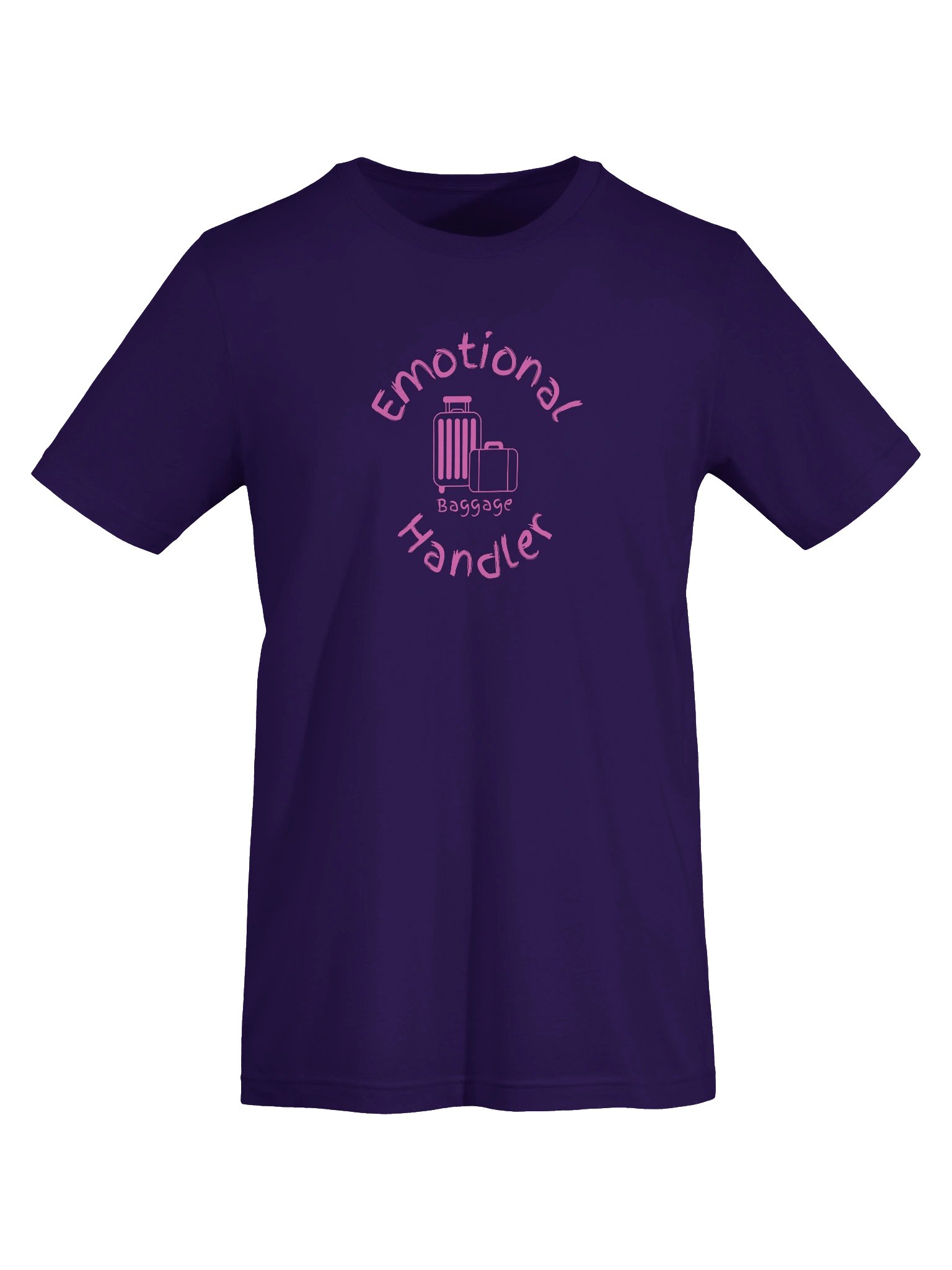 Emotional Baggage Handler Unisex T-Shirt Pink Graphic product image (3)