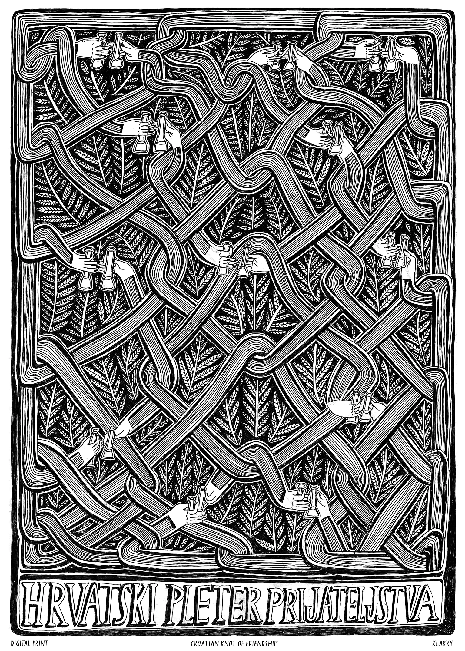 CROATIAN KNOT OF FRIENDSHIP poster product image (1)