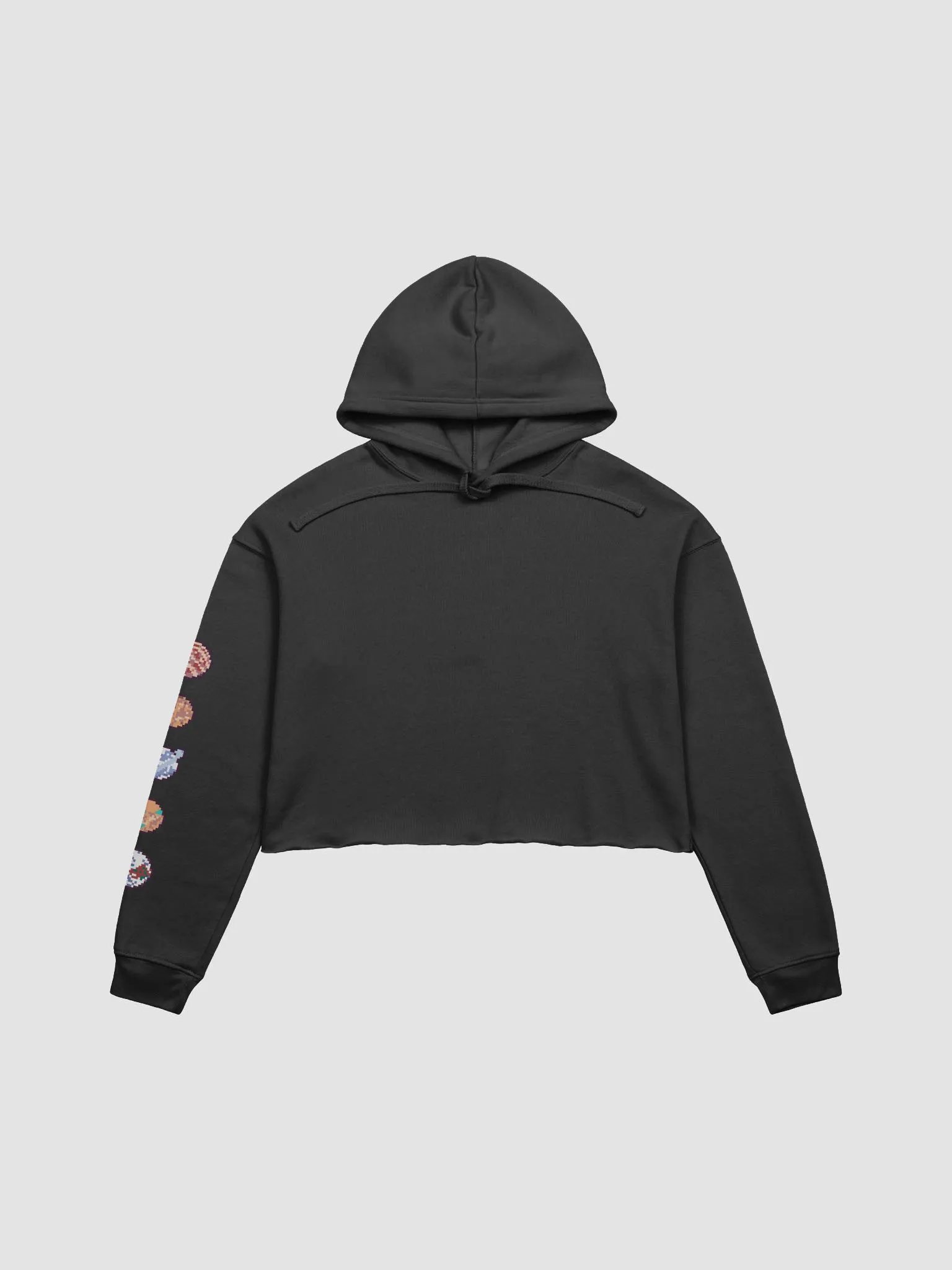 Pixel Planets Crop Hoodie product image (1)