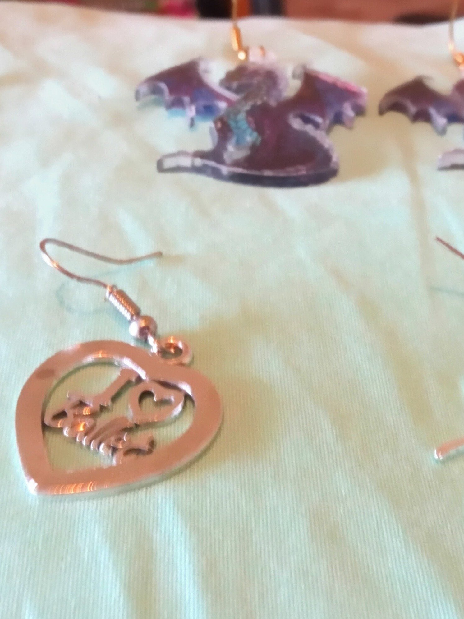 Handmade Dragon & Ballet Earring Bundle - Unique Jewelry Set product image (2)