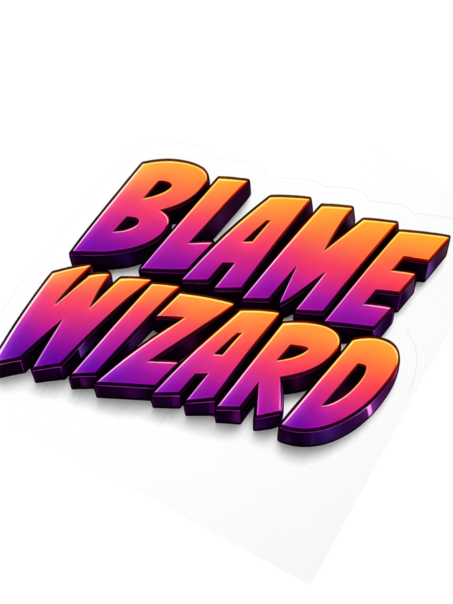 Blame Wizard Sticker product image (3)
