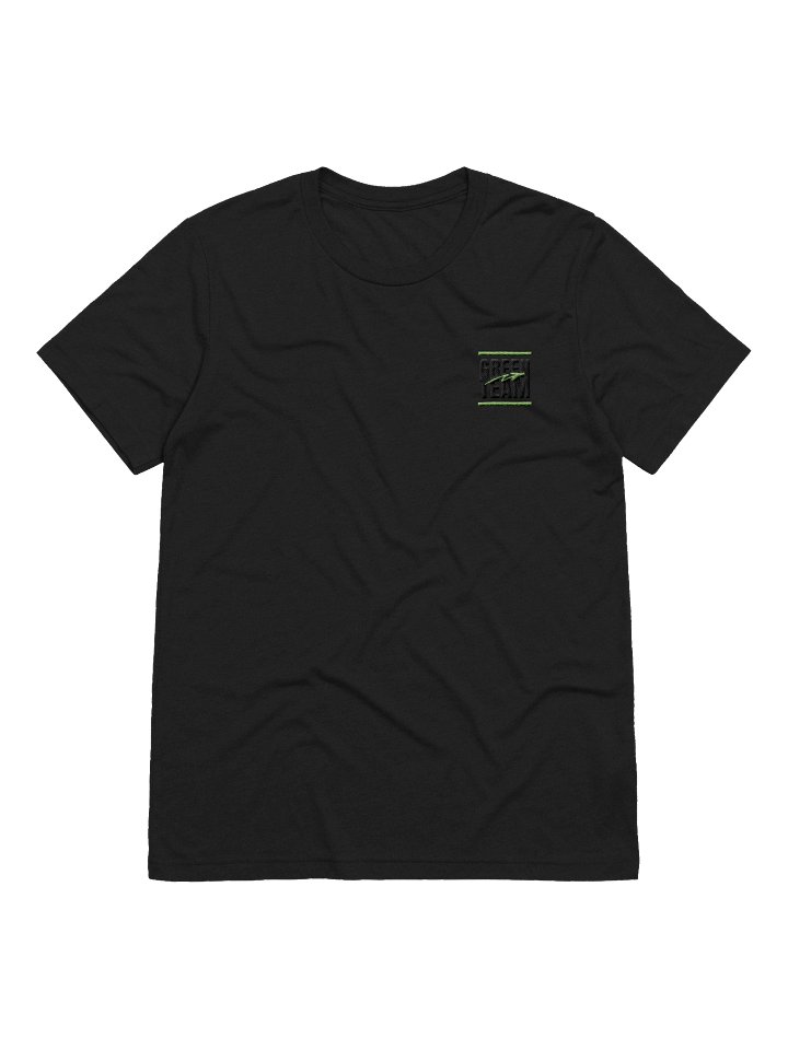 Green Team Embroidered Black T-Shirt product image (1)
