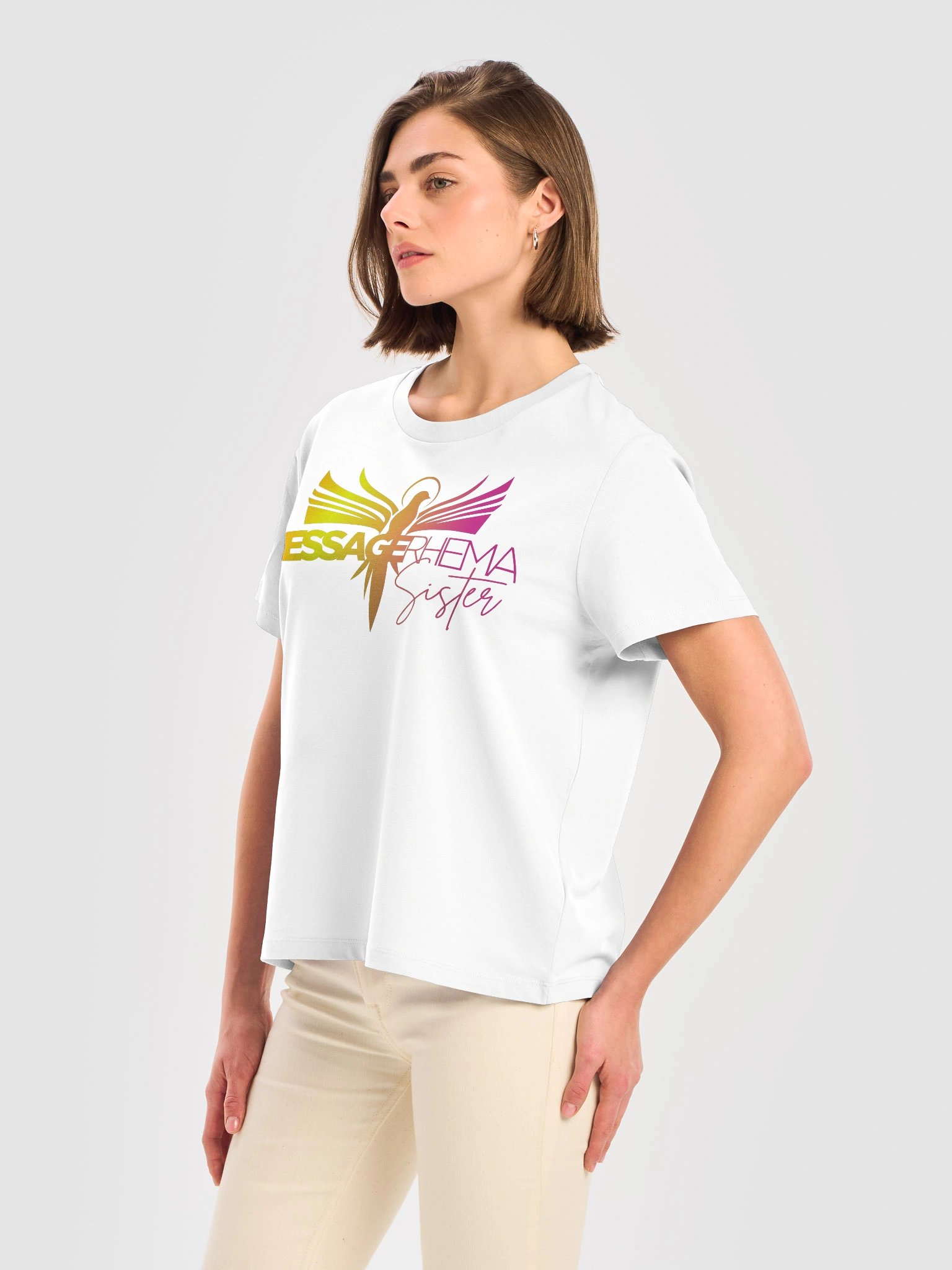 Message Rhema Sister Logo T-Shirt - Womans product image (8)