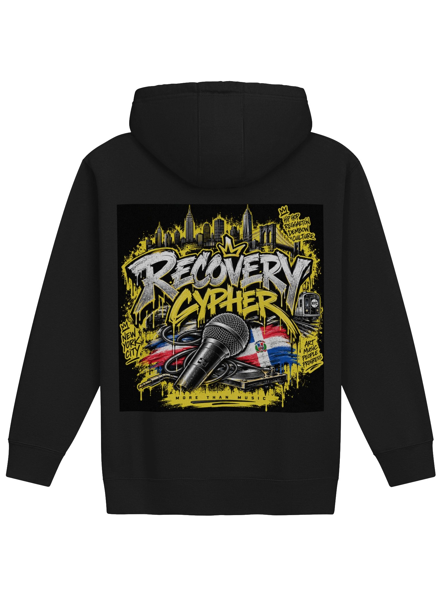 Recovery Cypher™ — Dominican Dembow Edition Navy Hoodie product image (5)