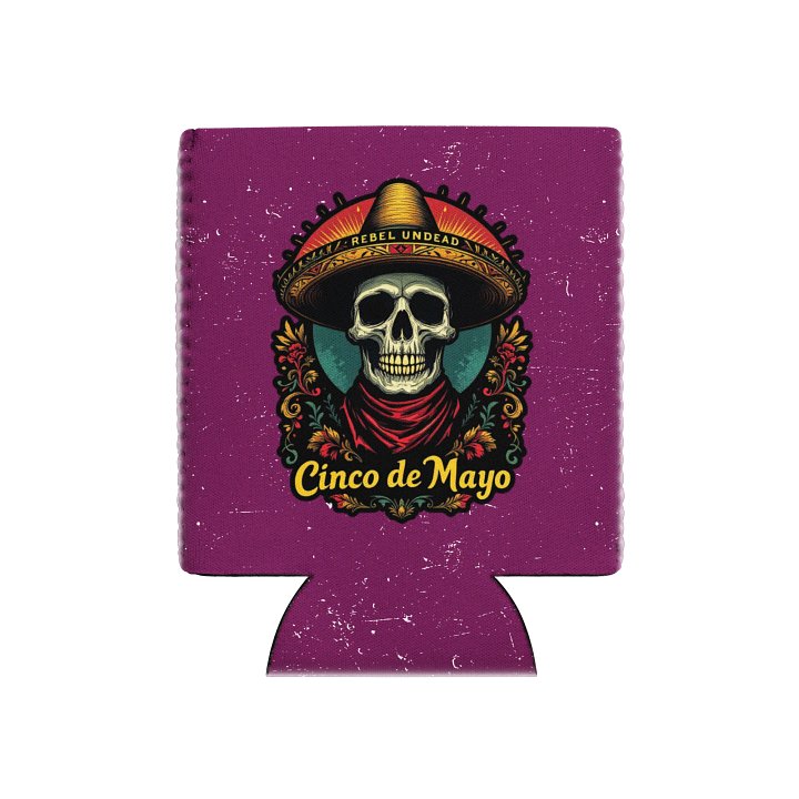Rebel Undead Skull Can Cooler product image (2)