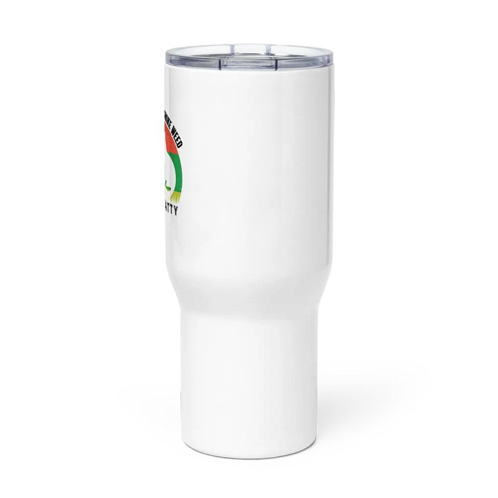 I Just Want to Smoke Weed with Catty - Travel Mug w/ Handle product image (3)
