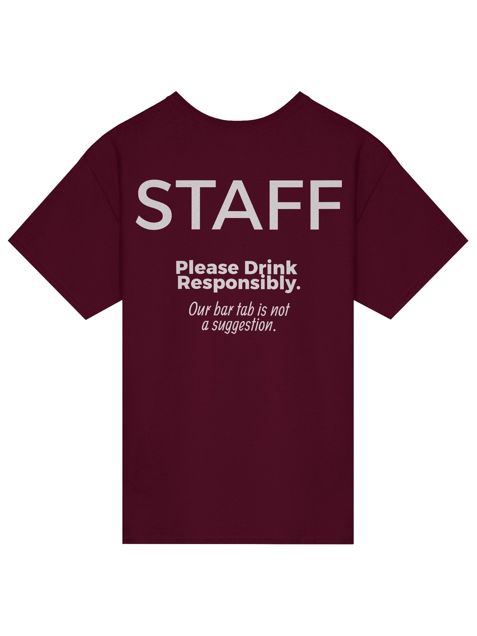 Batchelors Staff T-Shirt (Bar Tab version) product image (2)