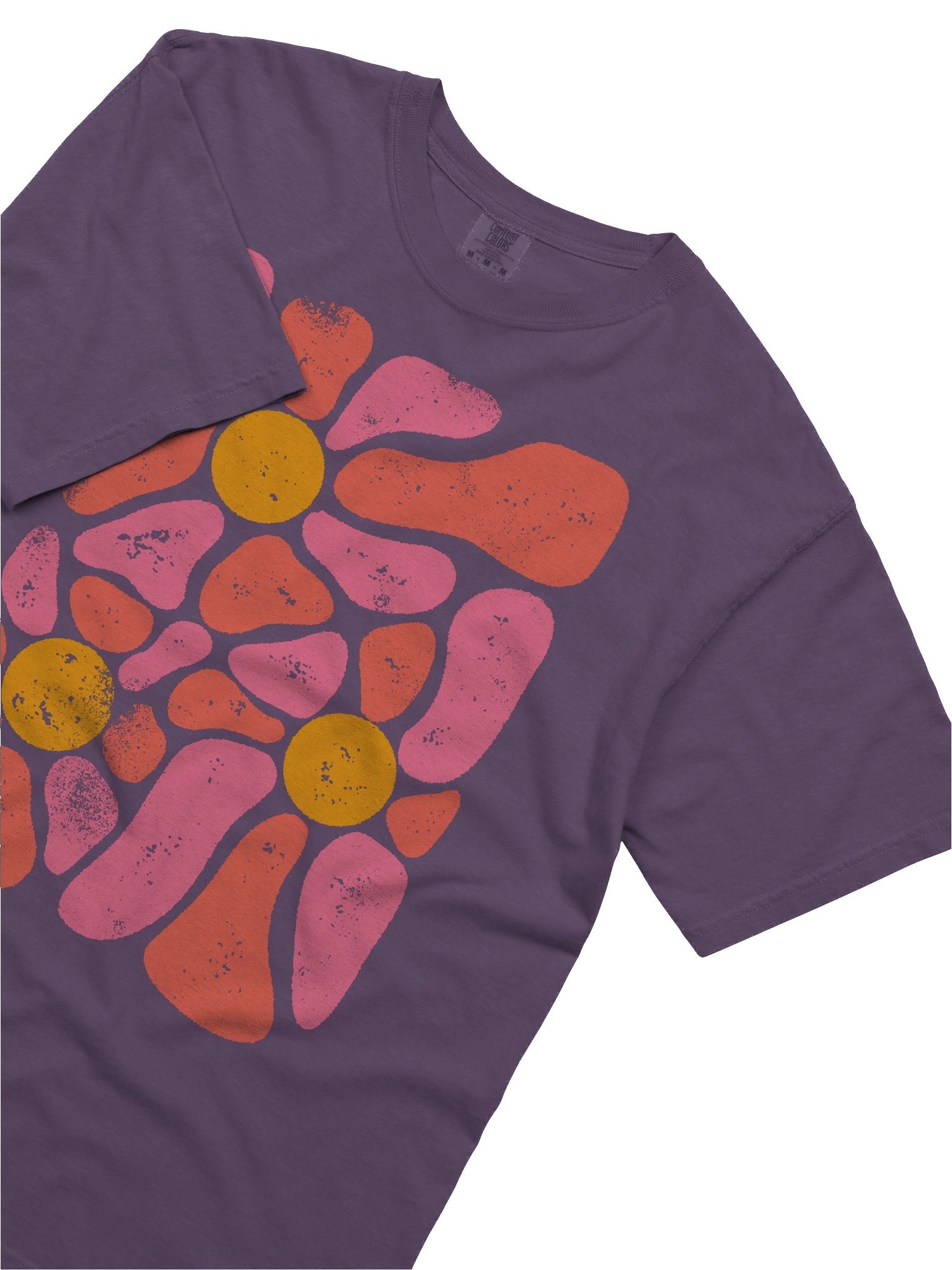 Disco Floral Retro Shirt – Groovy Abstract Flower Graphic Tee, 70s Aesthetic product image (5)
