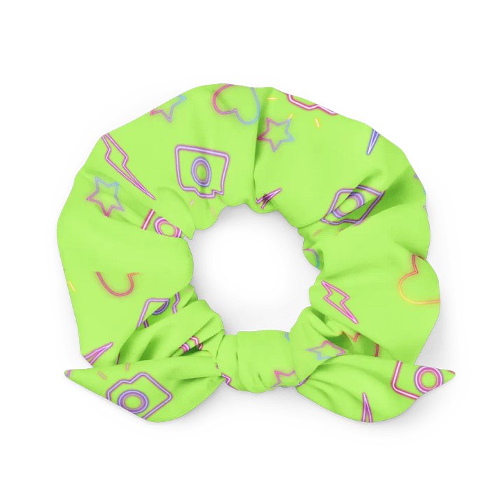 Funky Fotog Neon Green Scrunchy product image (1)