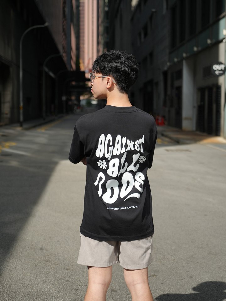 [PRE-ORDER] Against All Odds Tee — Phantom Black™ product image (1)