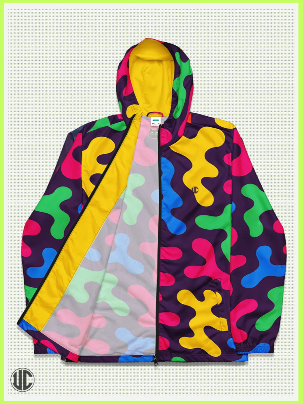 Nova’s Windbreaker – Acid Pop Camo product image (1)