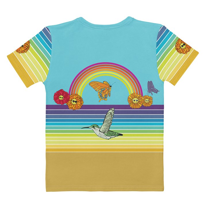 Womens Rainbow Butterfly Dream T-shirt product image (2)